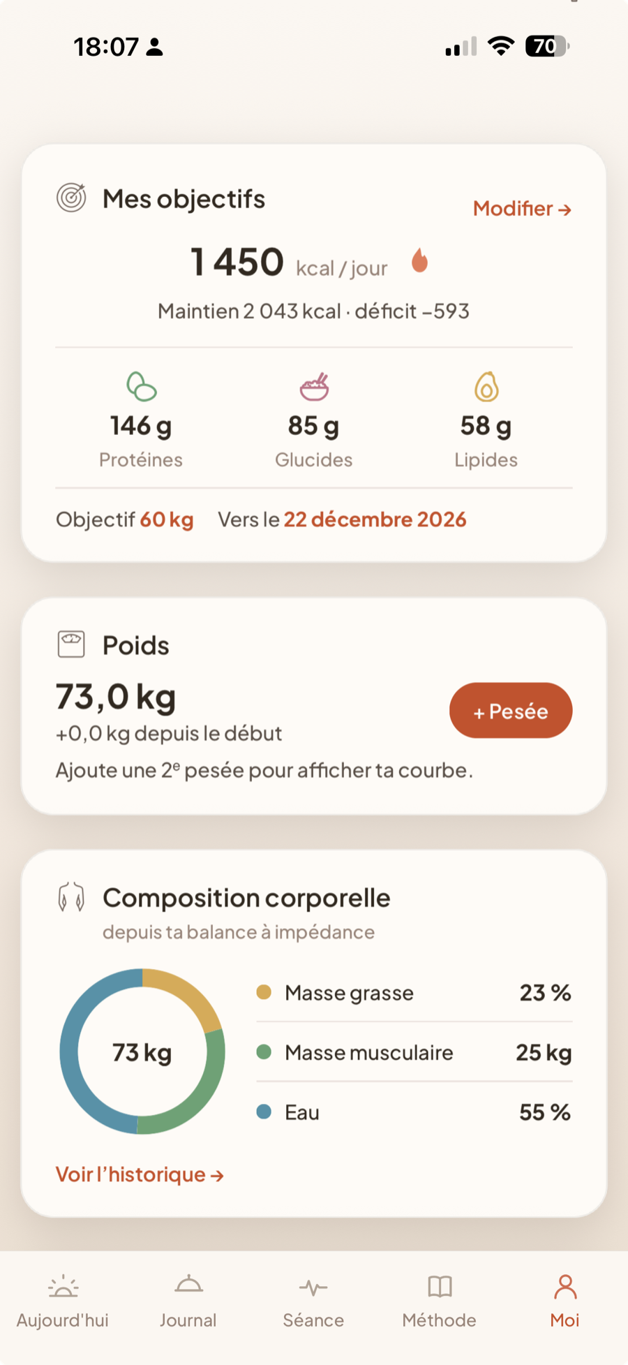 Écran Ton suivi, de Reelle